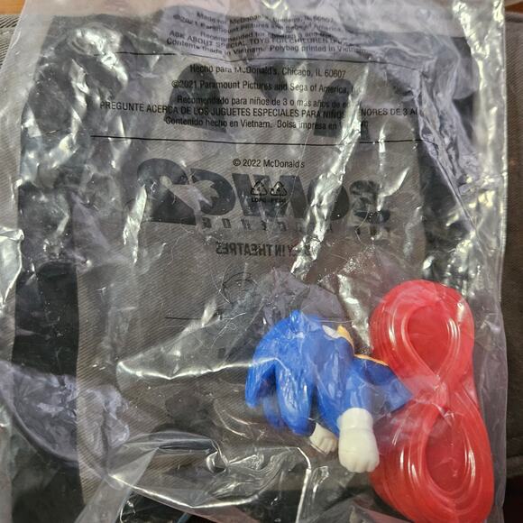 2022 McDonalds Sonic the Hedgehog 3 New Sealed - Picture 2 of 2